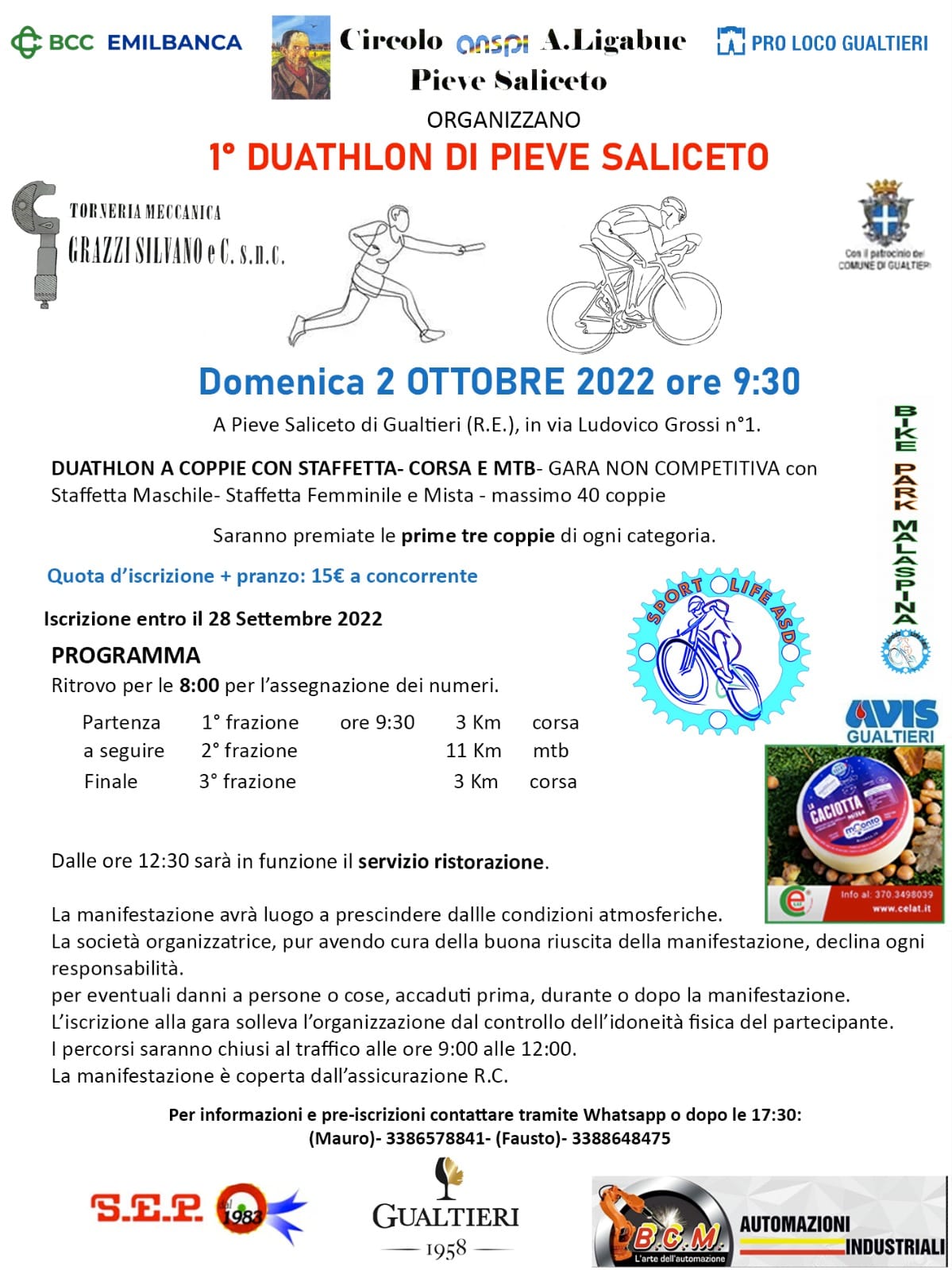 Volantino DUATHLON 02-10-22